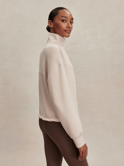 Sian Cropped Half Zip Midlayer
