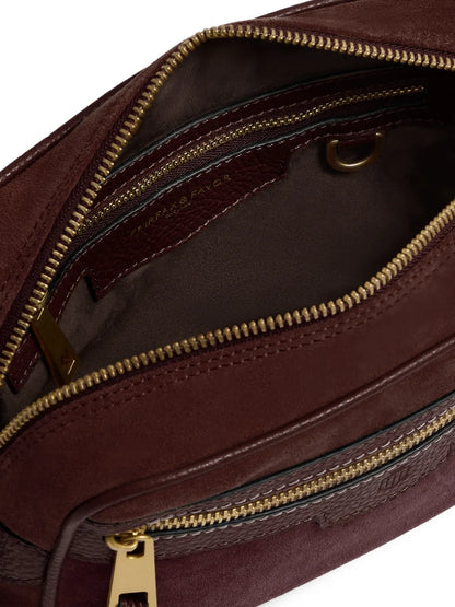 Fulham Cross Body Bag Suede - Port