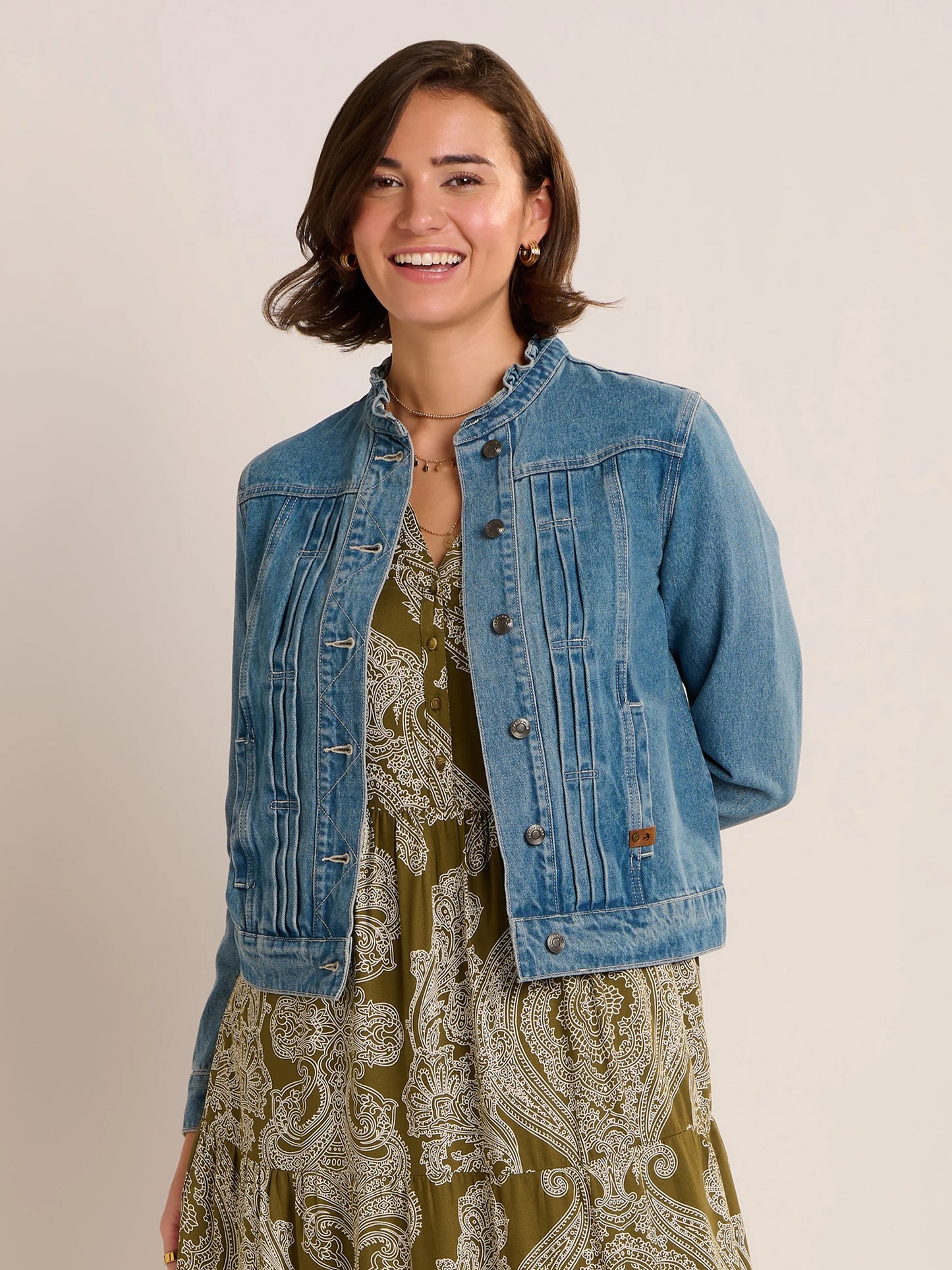 Ruffle Neck Jacket