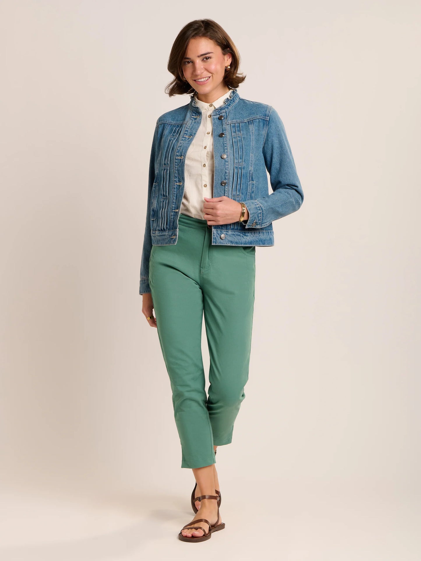 Ruffle Neck Jacket