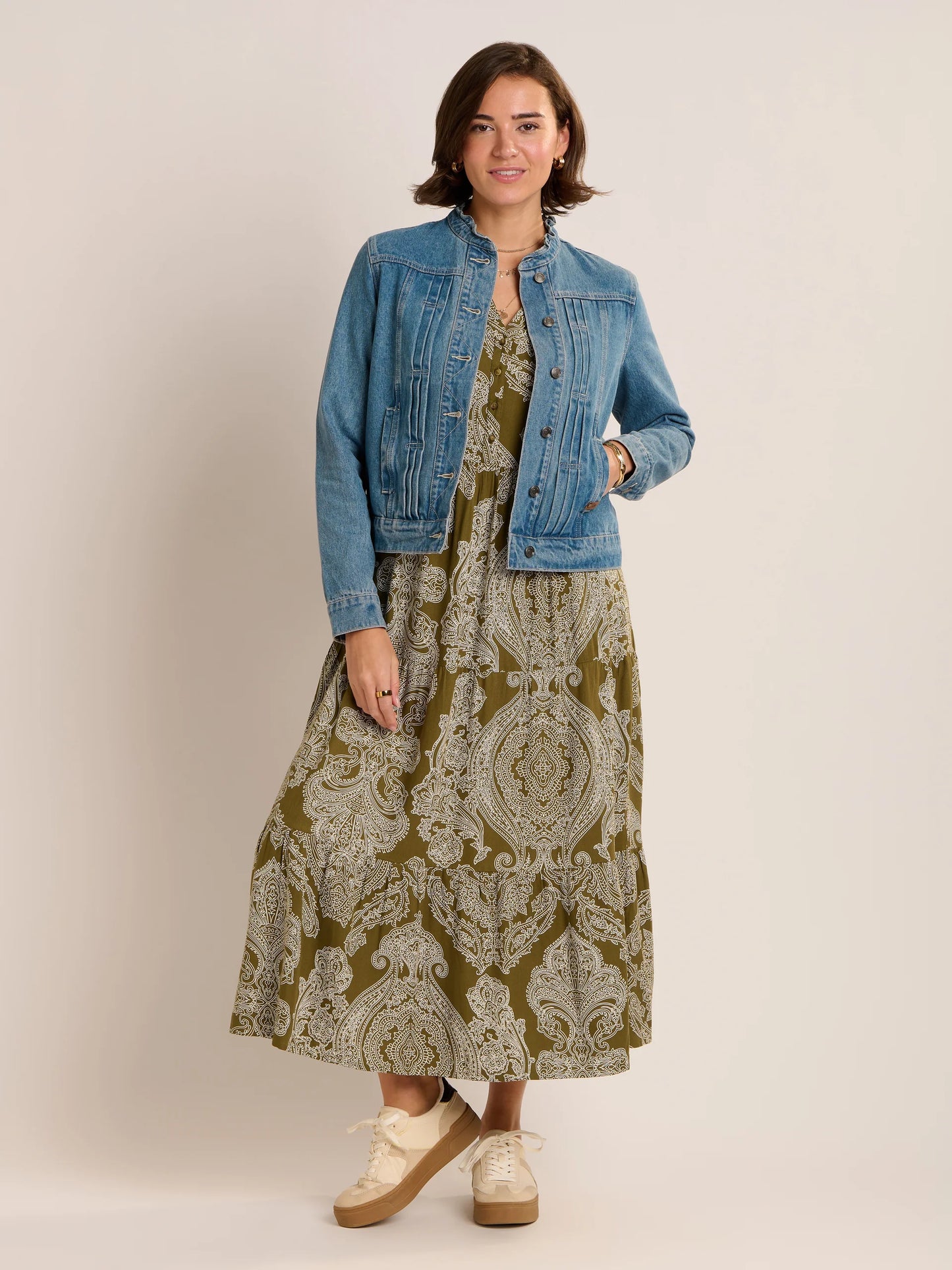 Ruffle Neck Jacket