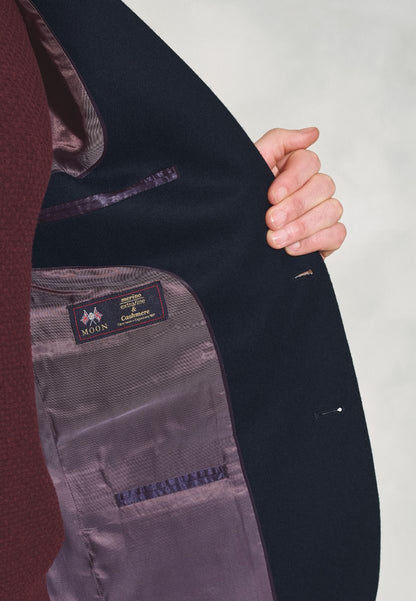 Tailored Fit Zane Navy Cashmere Blend Jacket