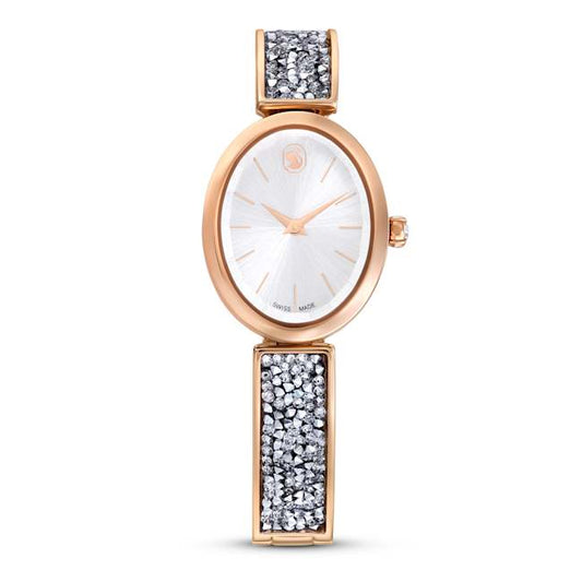 Crystal Rock Oval Watch