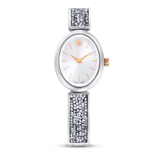 Crystal Rock Oval Watch