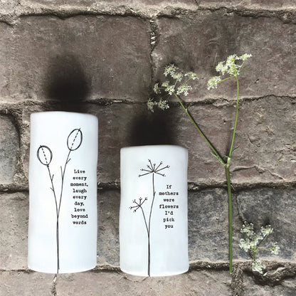 Small porcelain case - if mothers were flowers