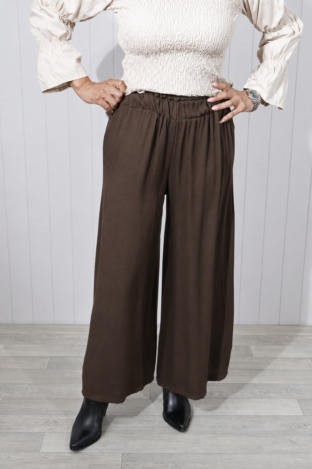 Paper-bag Trouser - Chocolate