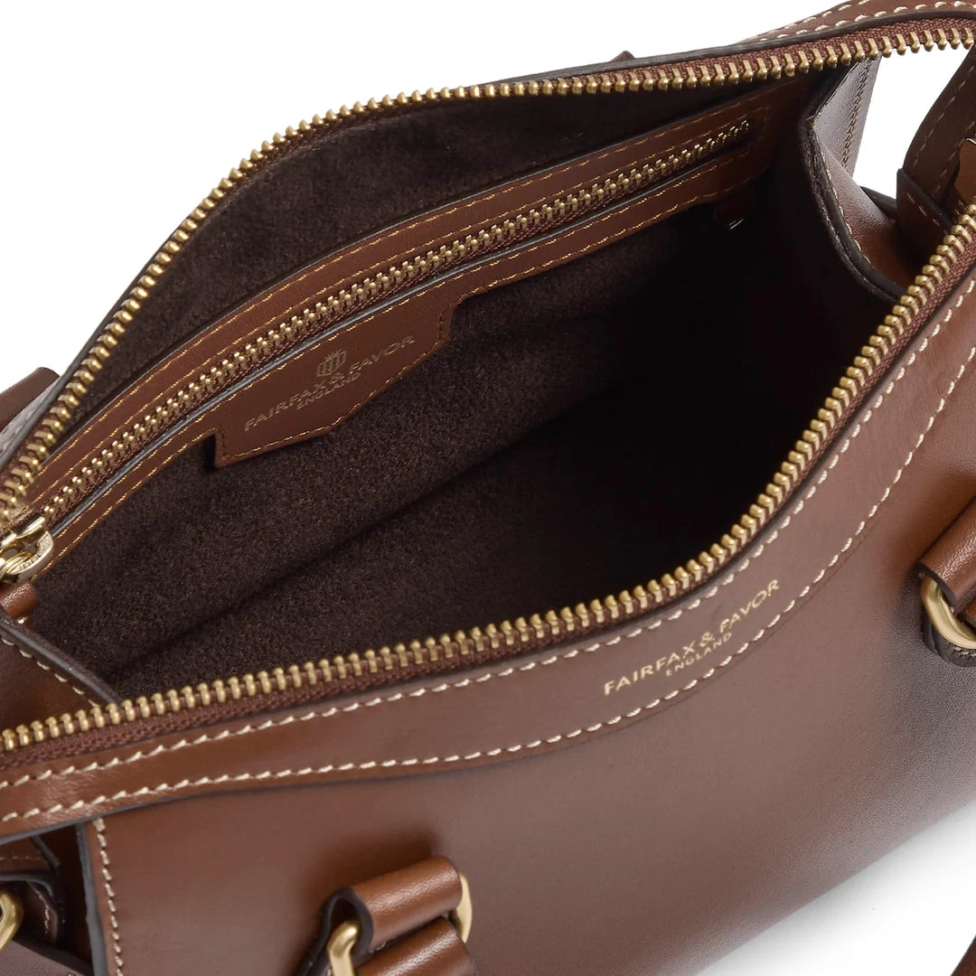 Mini Kew Top Handle Bag Leather