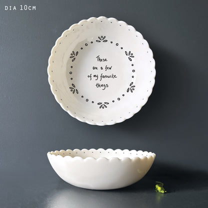 Scallop Bowl - A Few of my Favourite Things