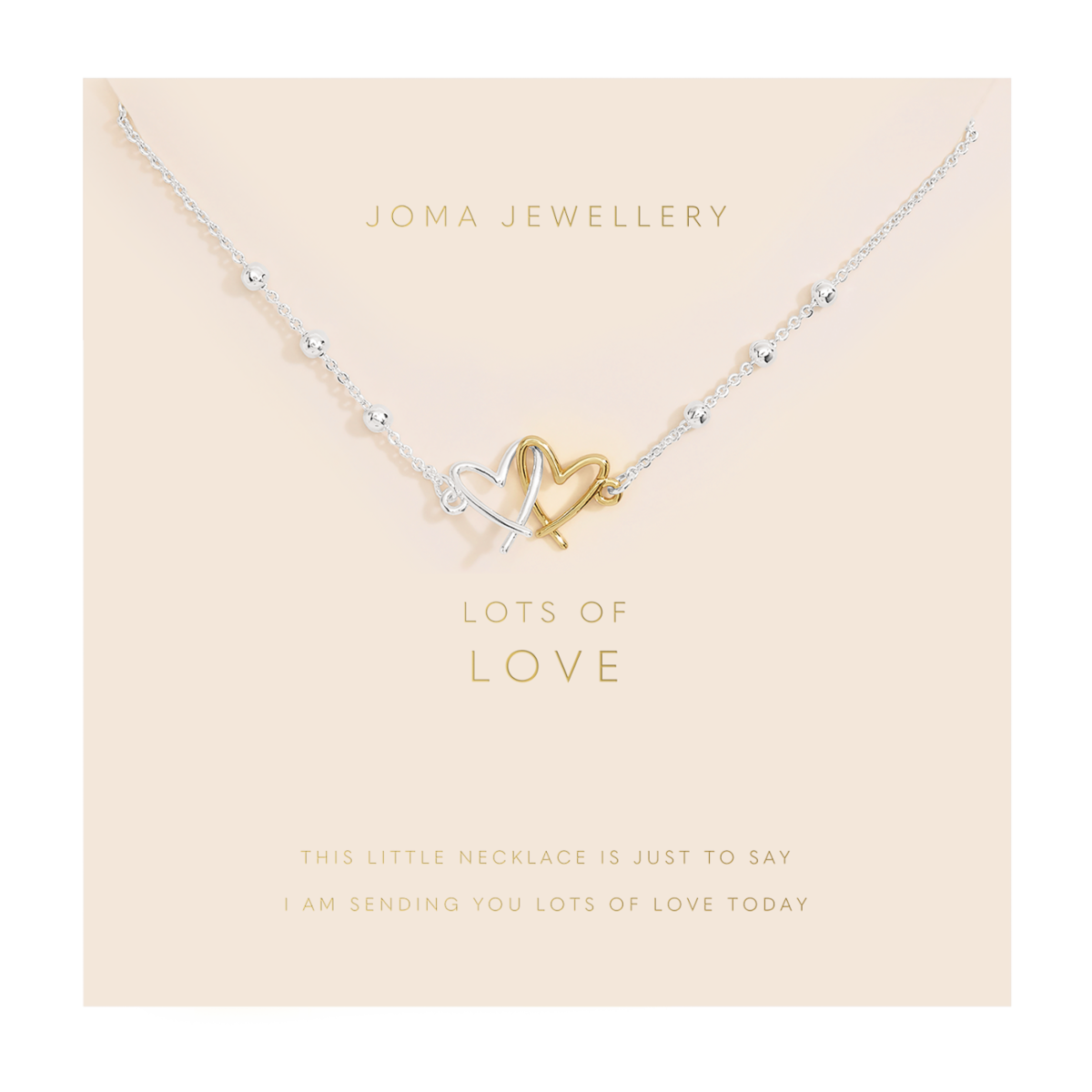 FOREVER YOURS NECKLACE LOTS OF LOVE
