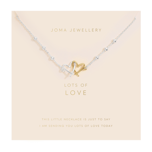FOREVER YOURS NECKLACE LOTS OF LOVE