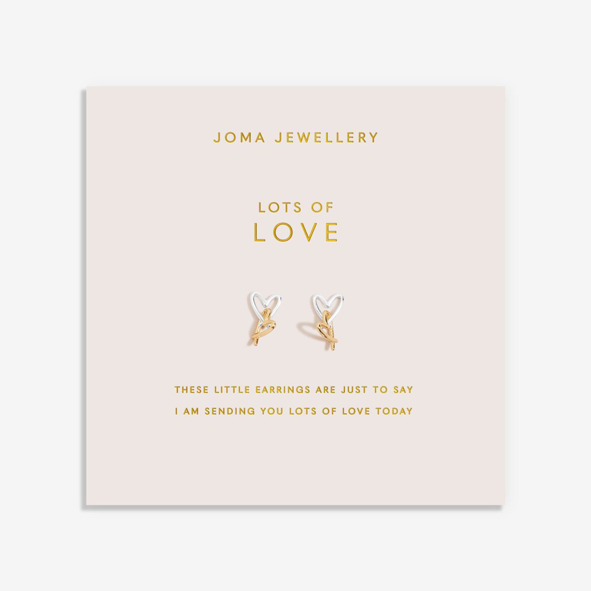 FOREVER YOURS EARRINGS LOTS OF LOVE