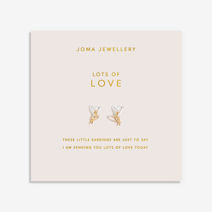 FOREVER YOURS EARRINGS LOTS OF LOVE