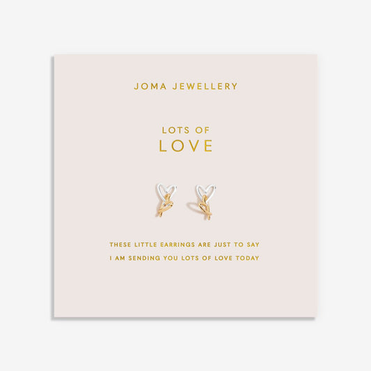 FOREVER YOURS EARRINGS LOTS OF LOVE