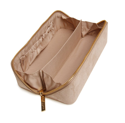 Mink - Suede Kensington Small Train Case