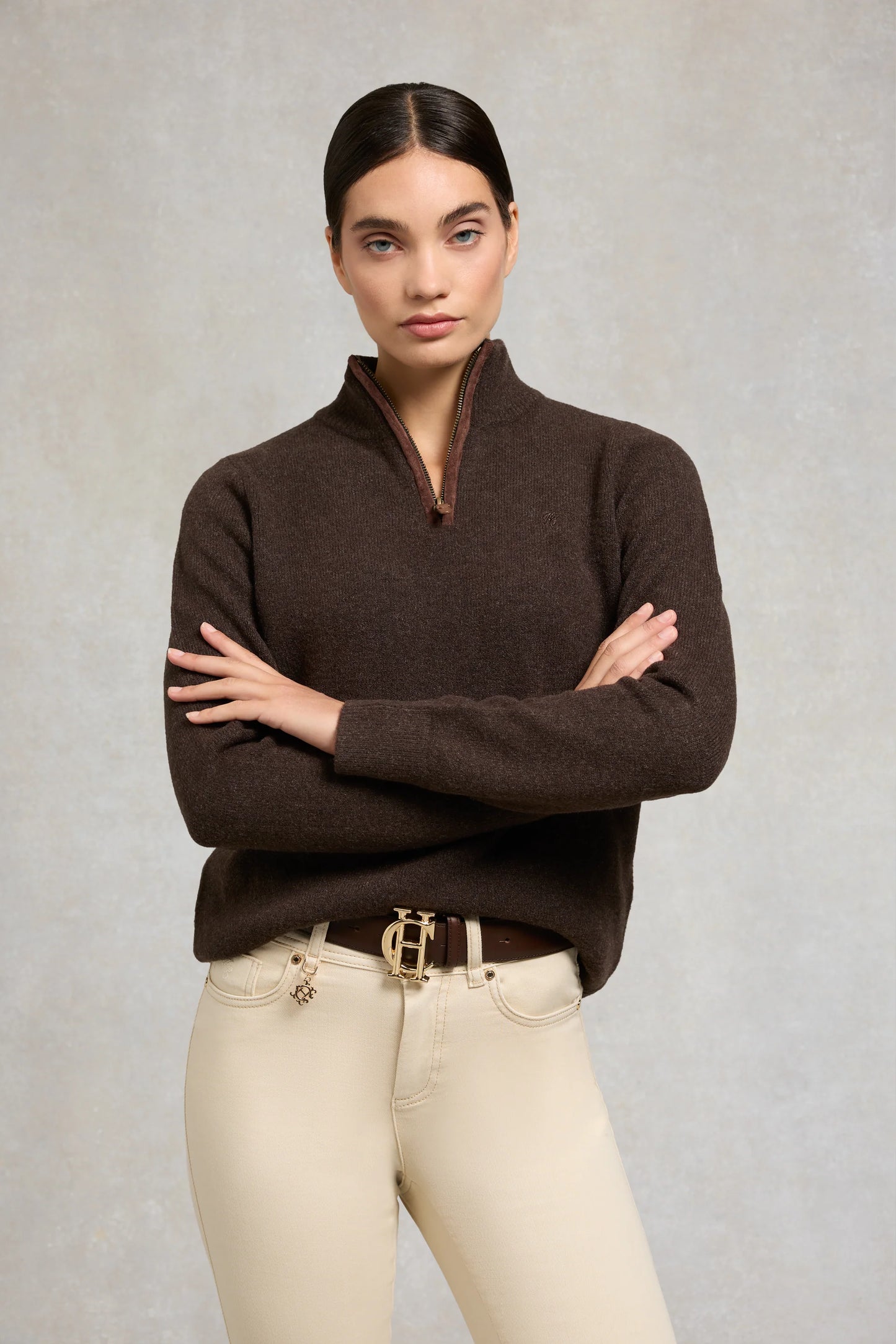 Country Quarter Zip Knit