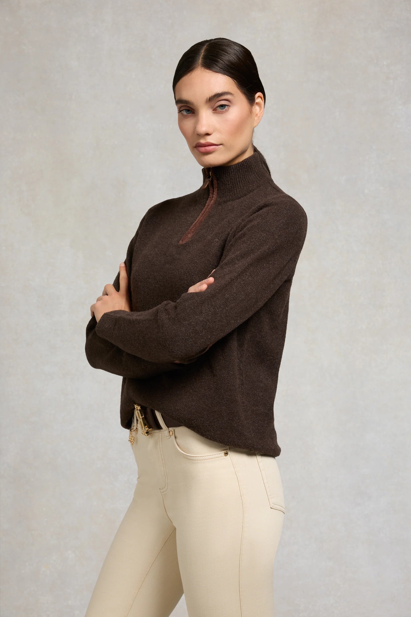 Country Quarter Zip Knit