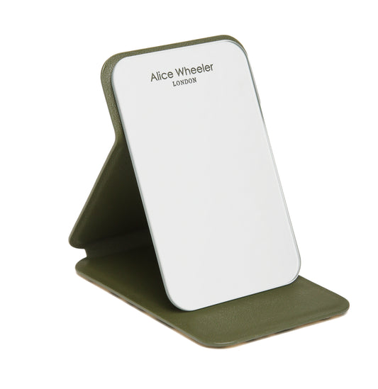 Olive Leopard - Mini Folding Mirror