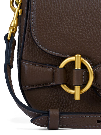 Connie Top Handle Handbag Leather - Mahogany