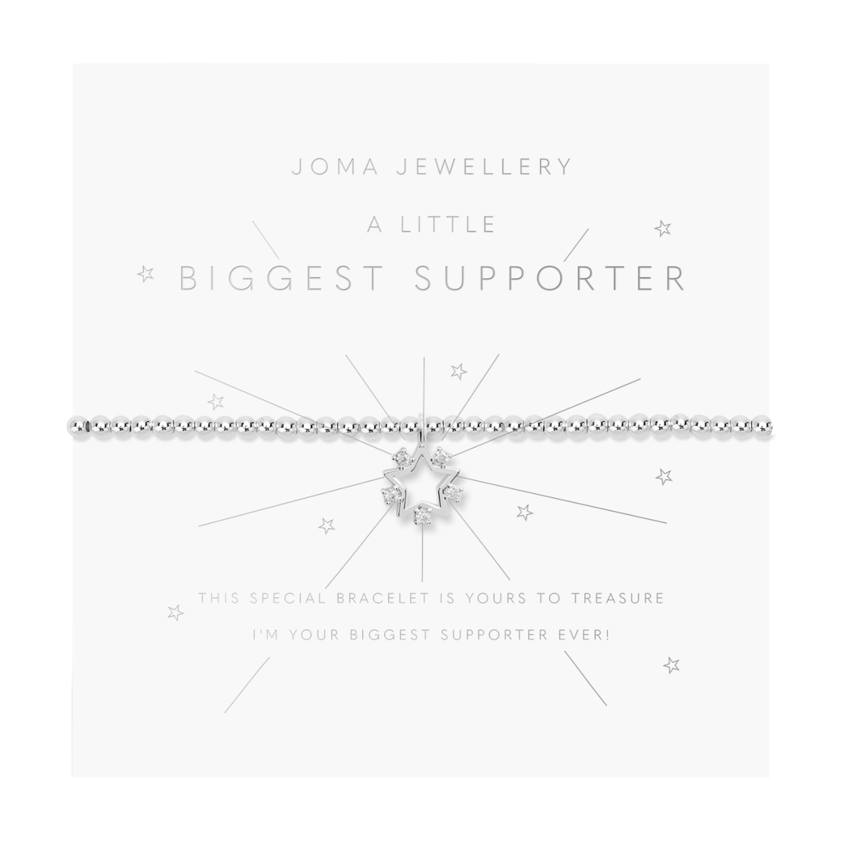 A LITTLE BIGGEST SUPPORTER BRACELET