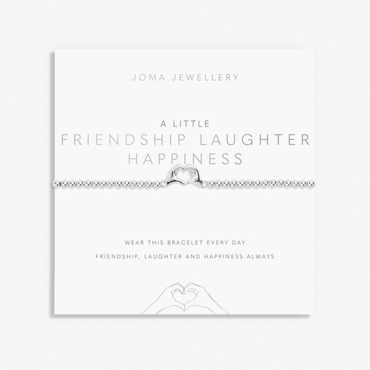 A LITTLE FRIENDSHIP LAUGHTER HAPPINESS BRACELET