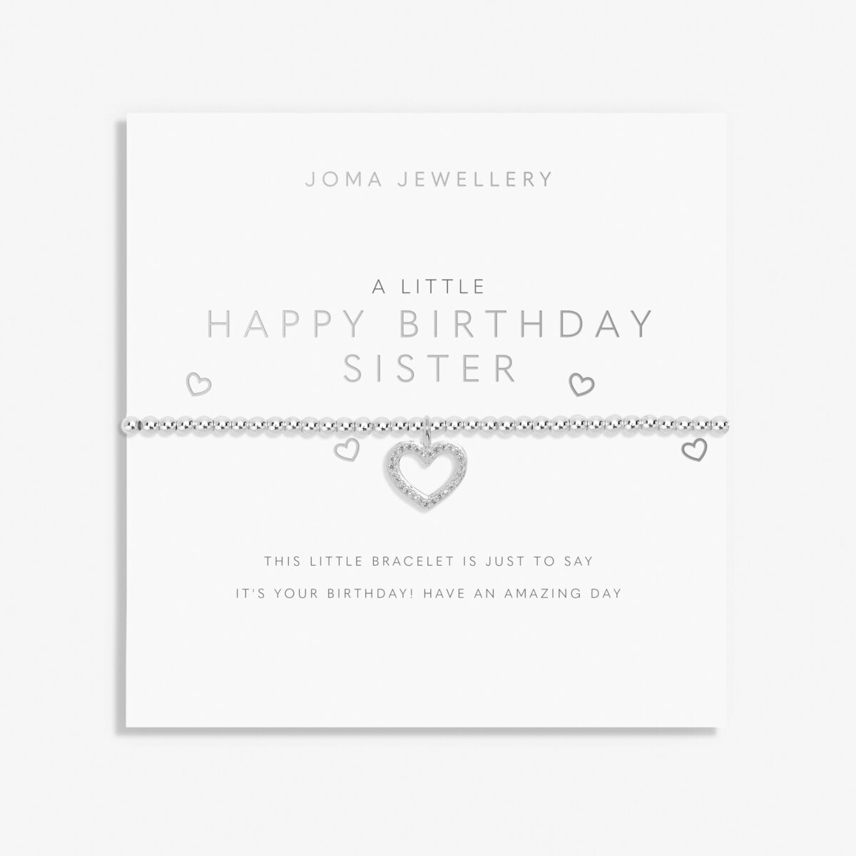 A LITTLE HAPPY BIRTHDAY SISTER BRACELET