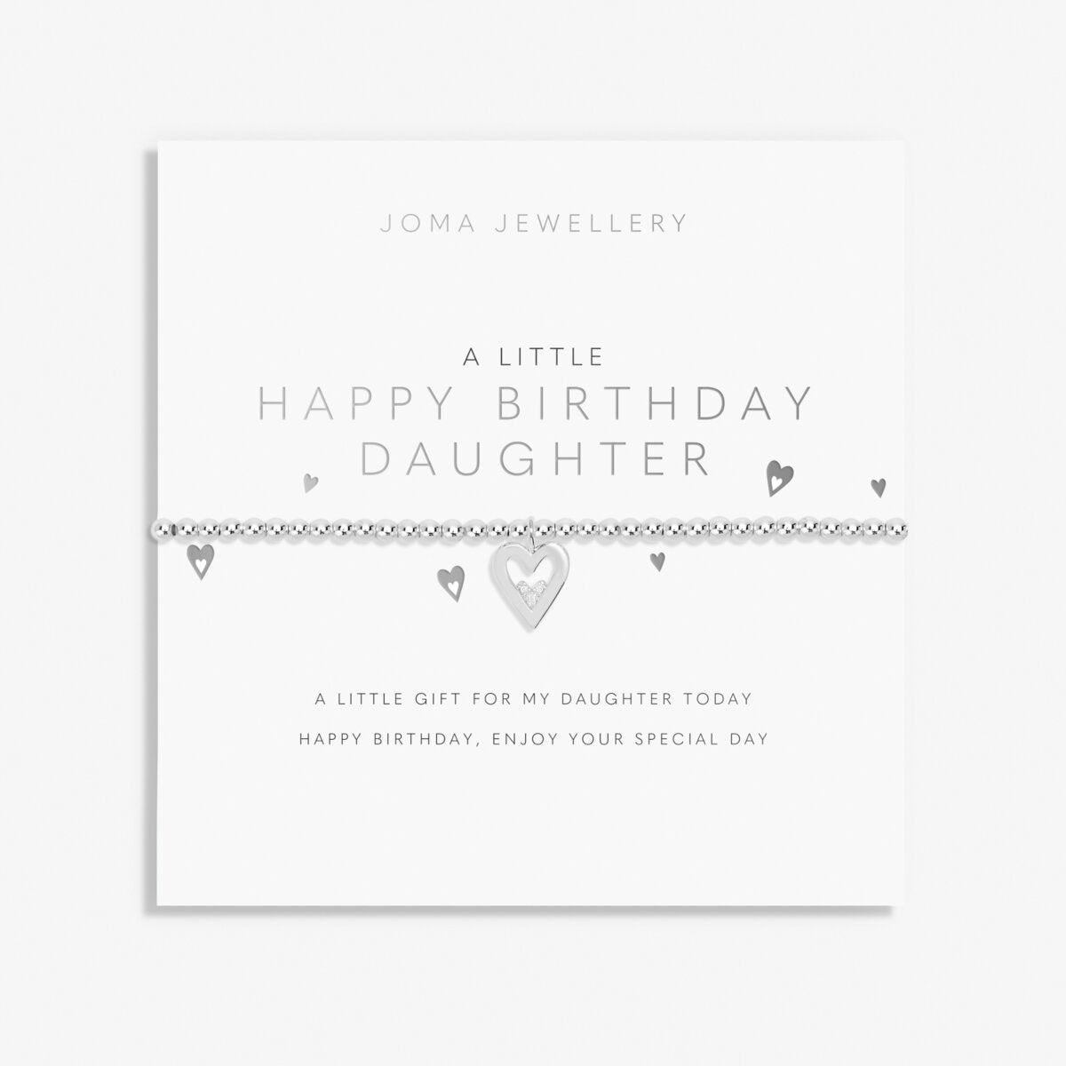 A LITTLE HAPPY BIRTHDAY DAUGHTER BRACELET