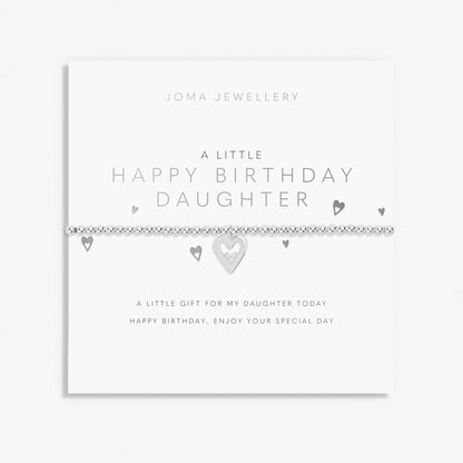 A LITTLE HAPPY BIRTHDAY DAUGHTER BRACELET