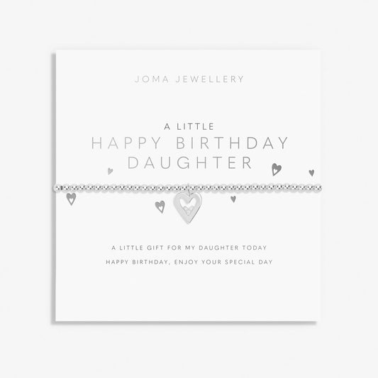 A LITTLE HAPPY BIRTHDAY DAUGHTER BRACELET
