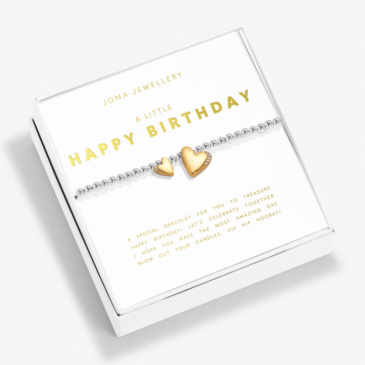 BOXED A LITTLE HAPPY BIRTHDAY BRACELET