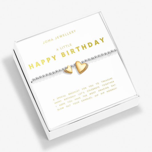 BOXED A LITTLE HAPPY BIRTHDAY BRACELET
