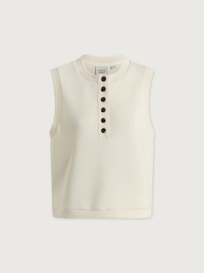 Marla Button Placket Tank