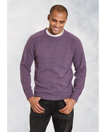 Charlbury Heather Lambswool Crew Neck Jumper