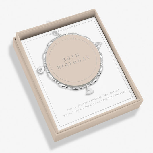 LIFE'S A CHARM 30TH BIRTHDAY BRACELET