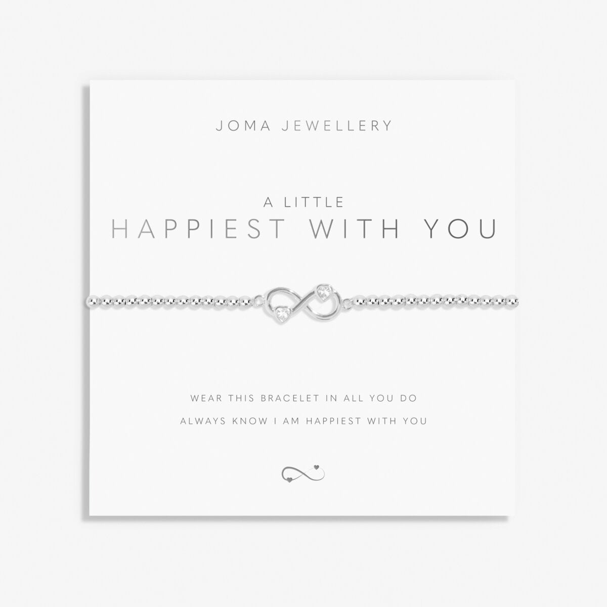 A LITTLE HAPPIEST WITH YOU BRACELET