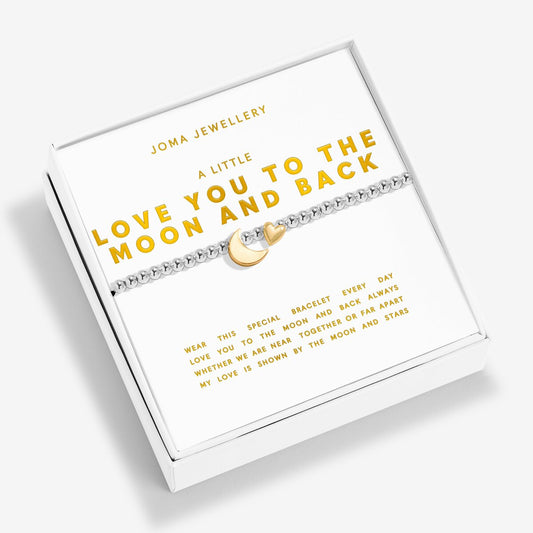 BOXED A LITTLE LOVE YOU TO THE MOON BRACELET