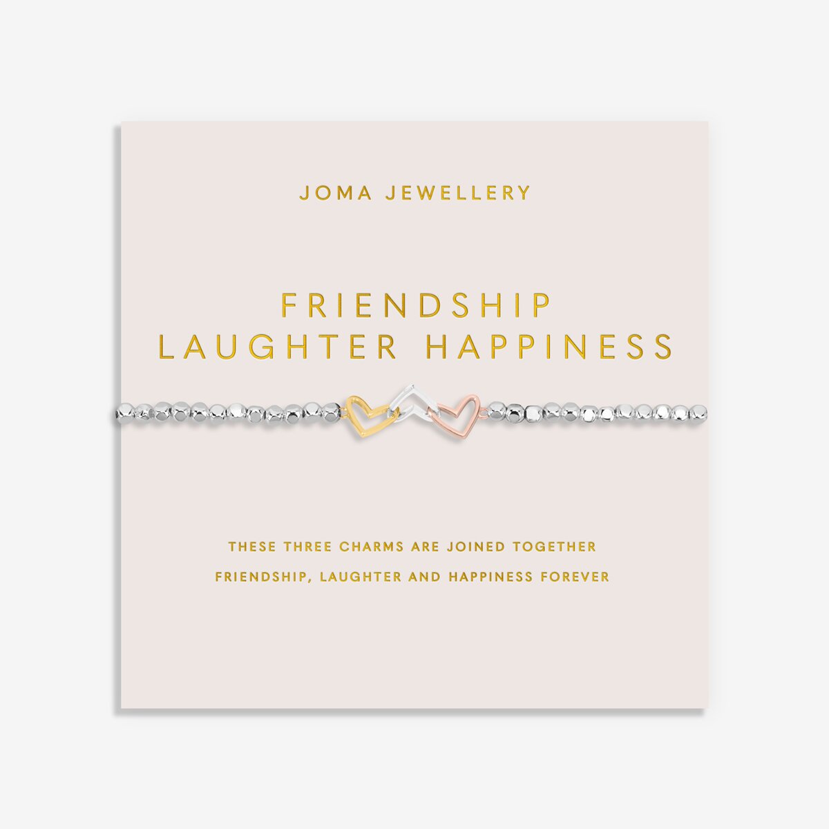 Forever Yours ' Friendship Laughter Happiness ' Bracelet