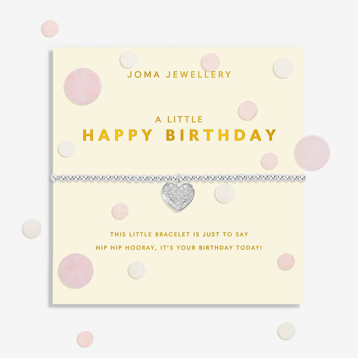 CONFETTI A LITTLE HAPPY BIRTHDAY BRACELET