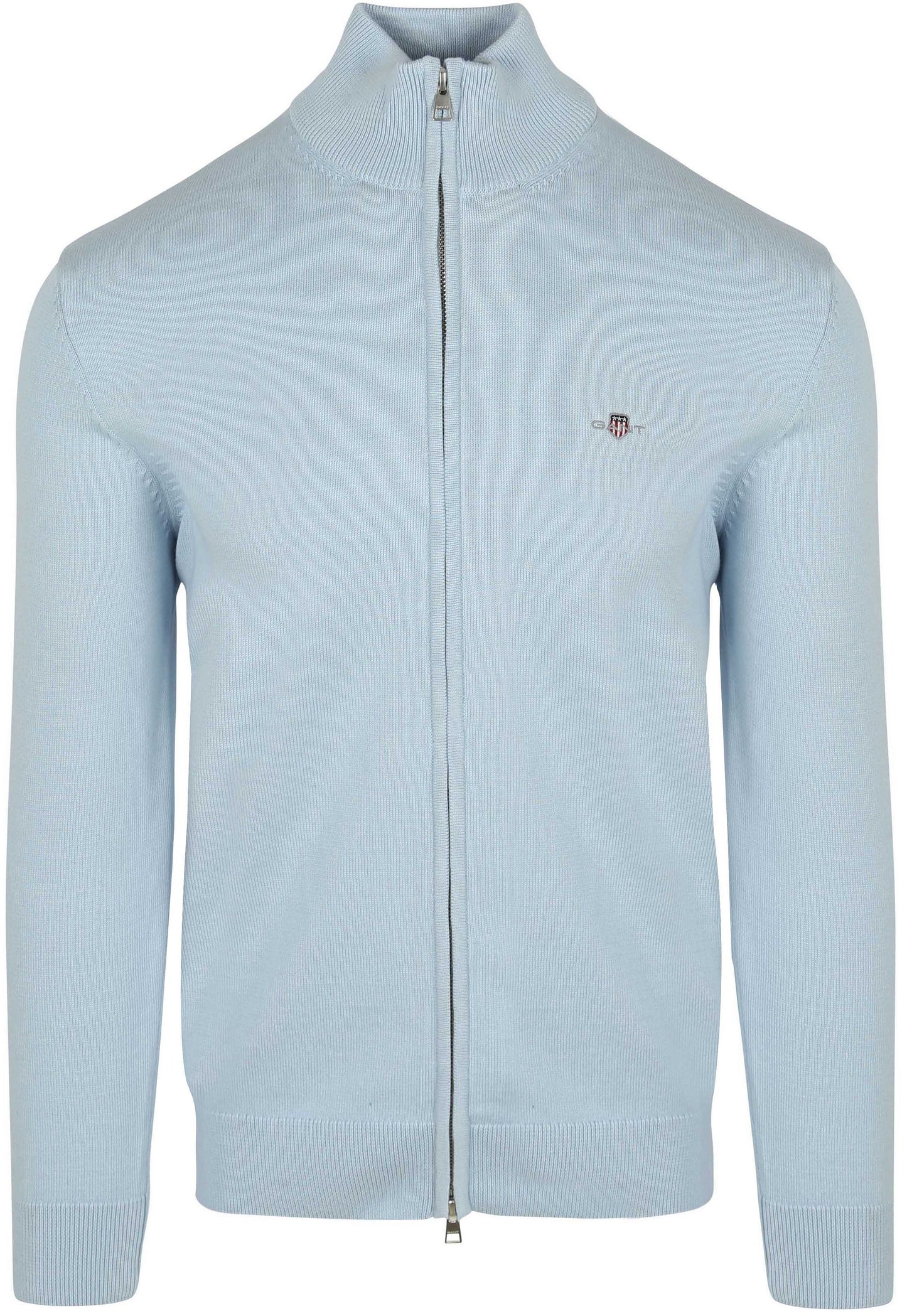 Casual Cotton Zip Cardigan