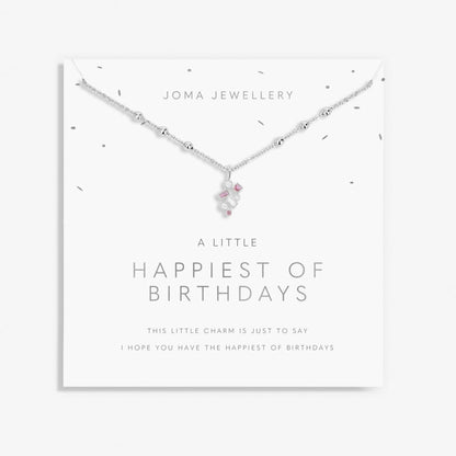 A LITTLE HAPPIEST OF BIRTHDAYS NECKLACE