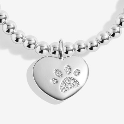 A LITTLE PETS LEAVE PAWPRINTS ON OUR HEARTS BRACELET