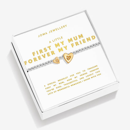 Boxed A Little 'First My Mum Forever My Friend' Bracelet