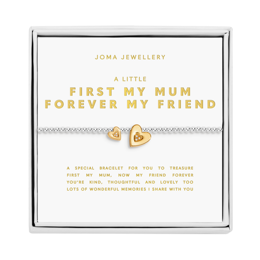Boxed A Little 'First My Mum Forever My Friend' Bracelet