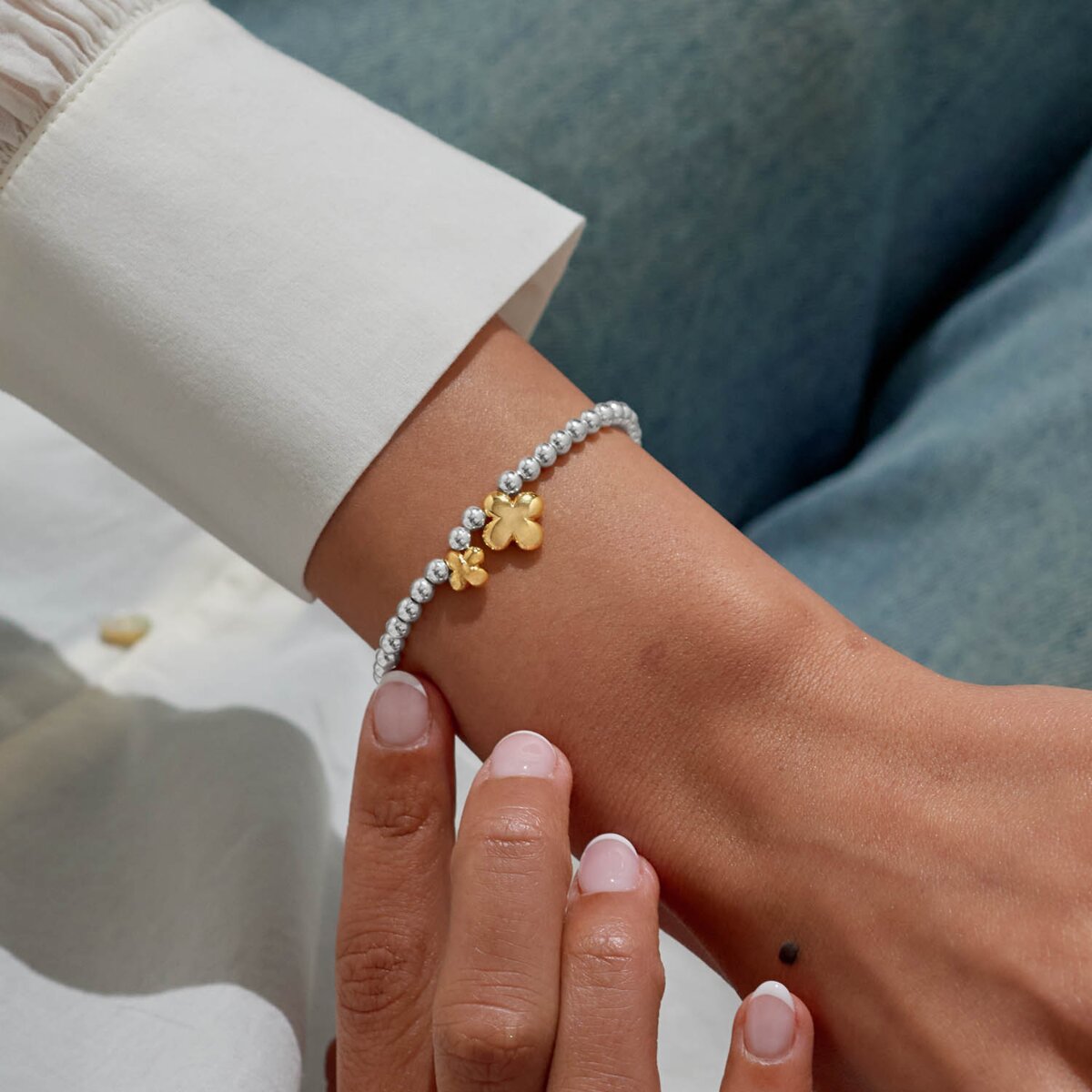 BOXED A LITTLE GOOD LUCK BRACELET