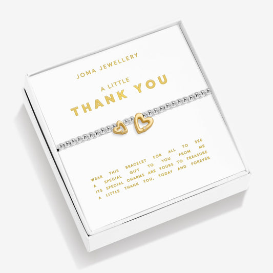 BOXED A LITTLE THANK YOU BRACELET