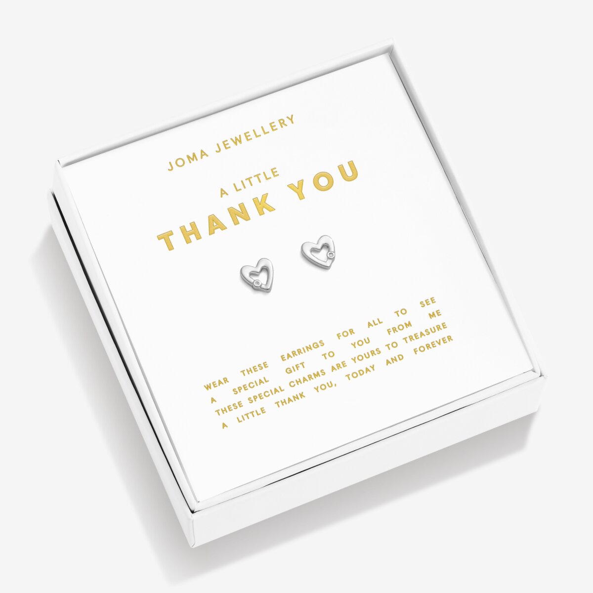 BOXED A LITTLE EARRINGS THANK YOU