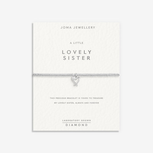 LABORATORY GROWN DIAMOND A LITTLE LOVELY SISTER BRACELET