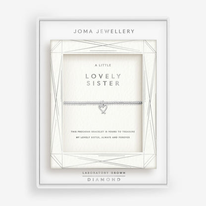 LABORATORY GROWN DIAMOND A LITTLE LOVELY SISTER BRACELET