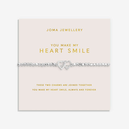 FOREVER YOURS YOU MAKE MY HEART SMILE BRACELET