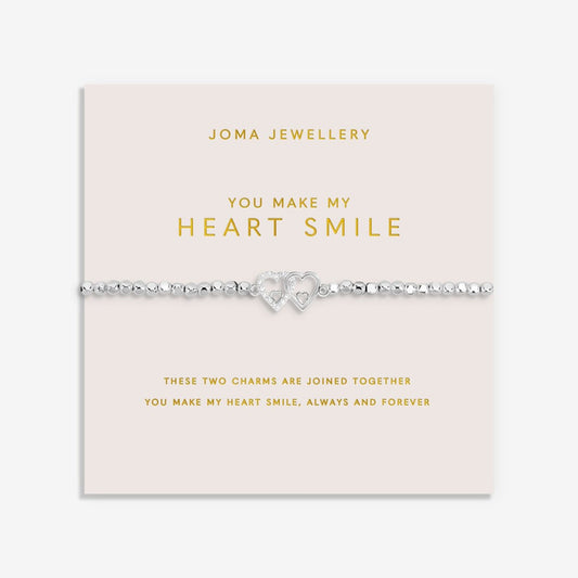 FOREVER YOURS YOU MAKE MY HEART SMILE BRACELET