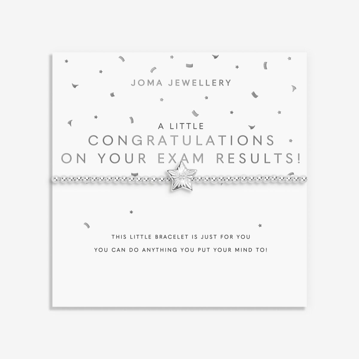 A LITTLE CONGRATULATIONS ON YOUR EXAM RESULTS BRACELET
